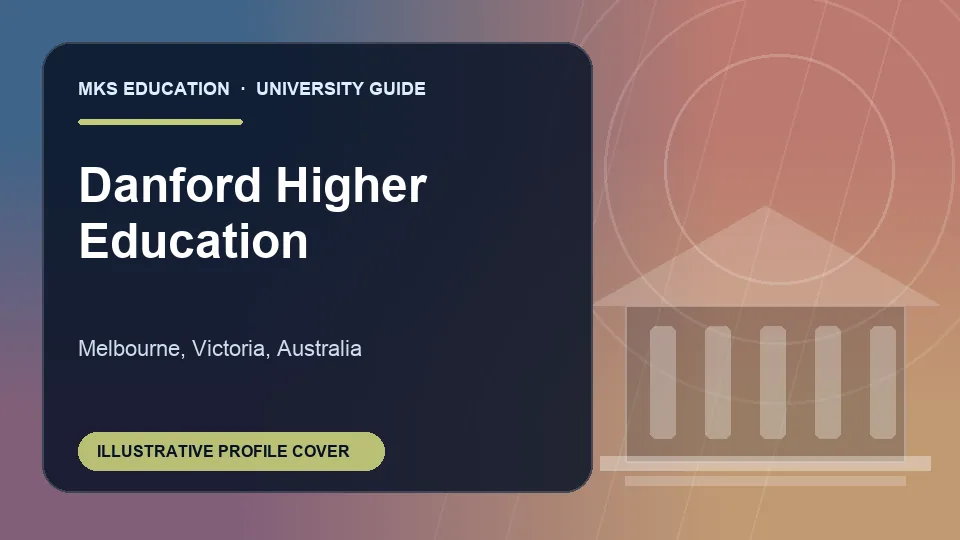 Illustrative MKS Education profile cover for Danford College in Australia