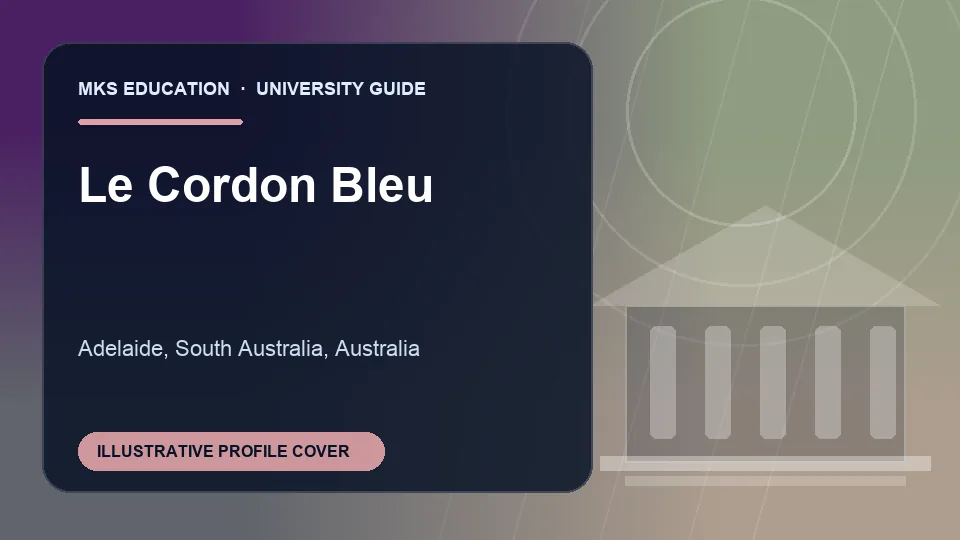 Illustrative MKS Education profile cover for Le Cordon Bleu in Australia