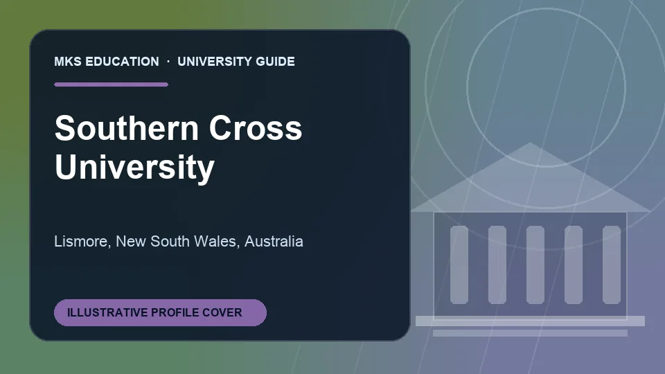 Illustrative MKS Education profile cover for Southern Cross University in Australia
