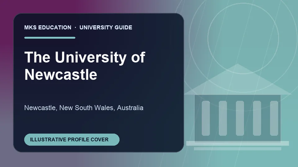 Illustrative MKS Education profile cover for The University of Newcastle in Australia