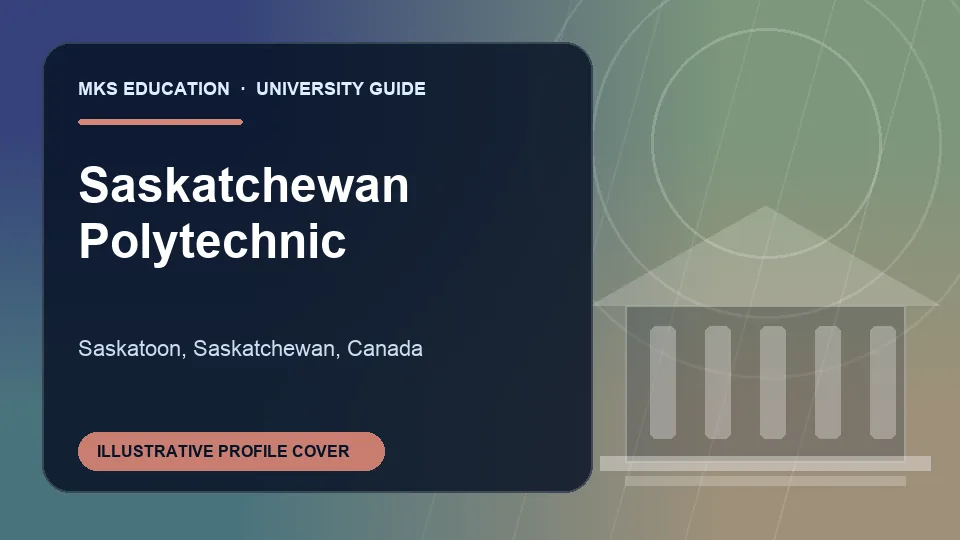 Illustrative MKS Education profile cover for Saskatchewan Polytechnic in Canada