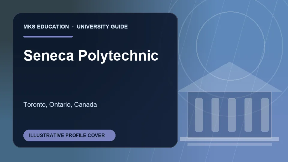 Illustrative MKS Education profile cover for Seneca Polytechnic in Canada