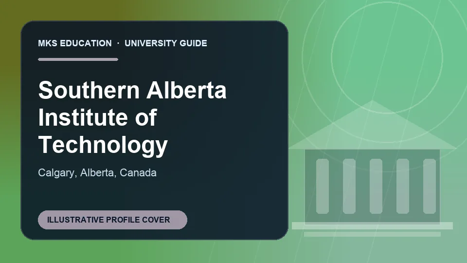 Illustrative MKS Education profile cover for Southern Alberta Institute of Technology in Canada