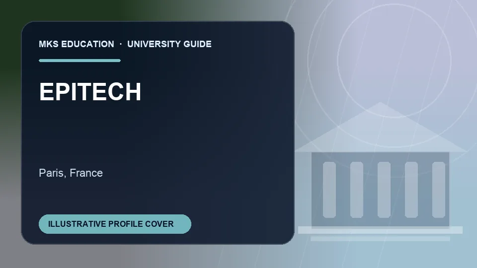 Illustrative MKS Education profile cover for EPITECH in France