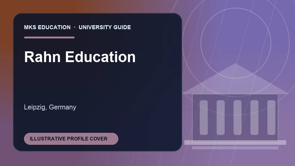 Illustrative MKS Education profile cover for Rahn Education in Germany