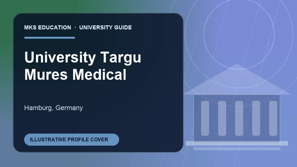 Illustrative MKS Education profile cover for University Targu Mures Medical in Germany