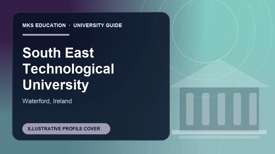 Illustrative MKS Education profile cover for South East Technological University in Ireland