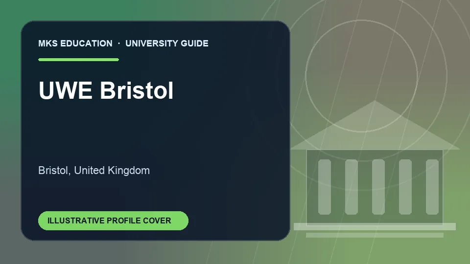 Illustrative MKS Education profile cover for UWE Bristol in United Kingdom
