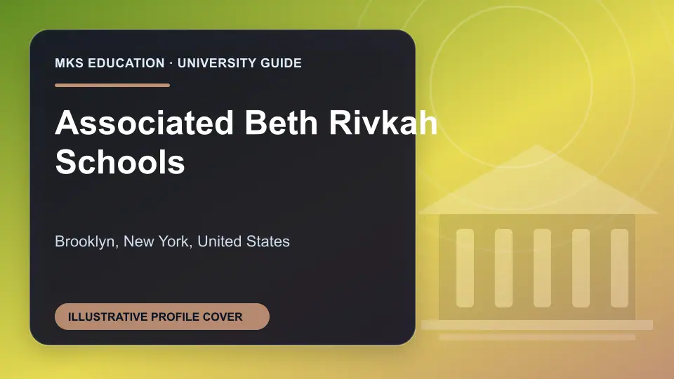 Illustrative MKS Education profile cover for Associated Beth Rivkah Schools in the USA