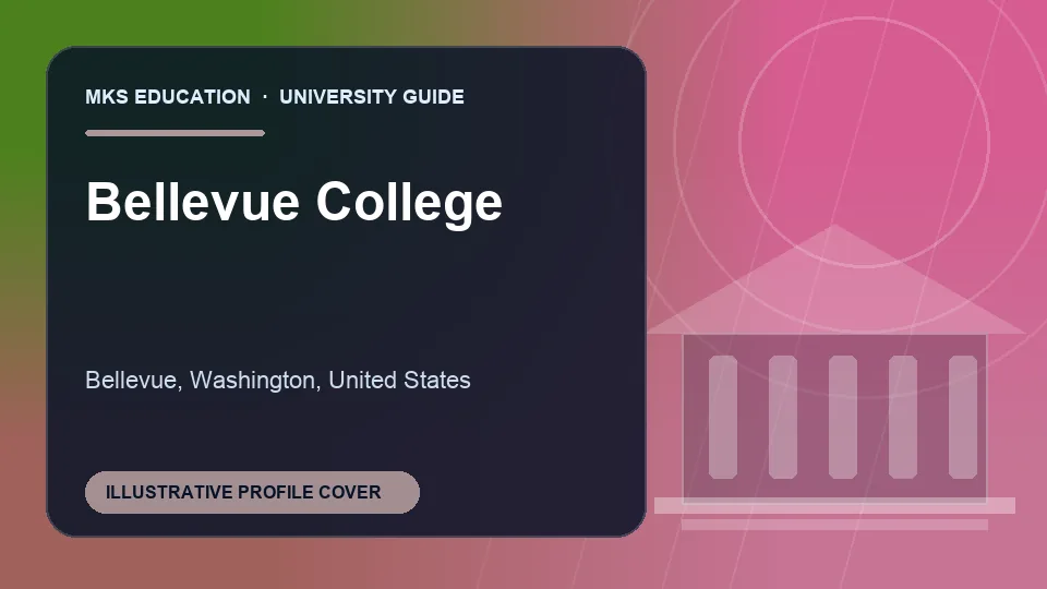Illustrative MKS Education profile cover for Bellevue College in United States