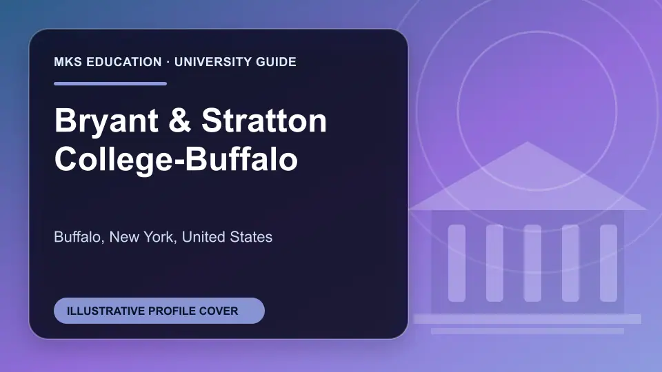 Illustrative MKS Education profile cover for Bryant & Stratton College-Buffalo in the USA