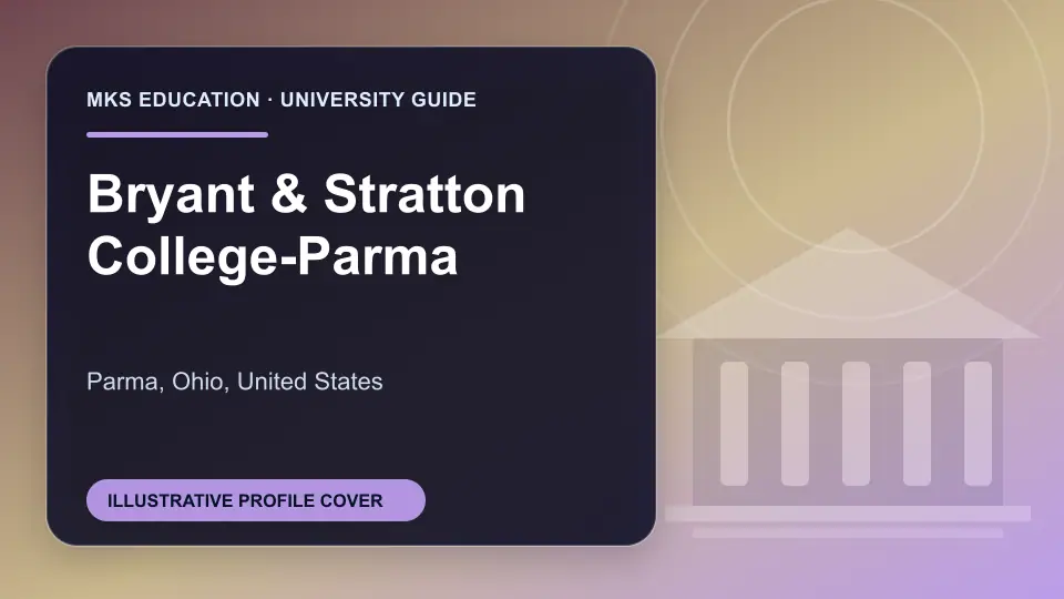 Illustrative MKS Education profile cover for Bryant & Stratton College-Parma in the USA