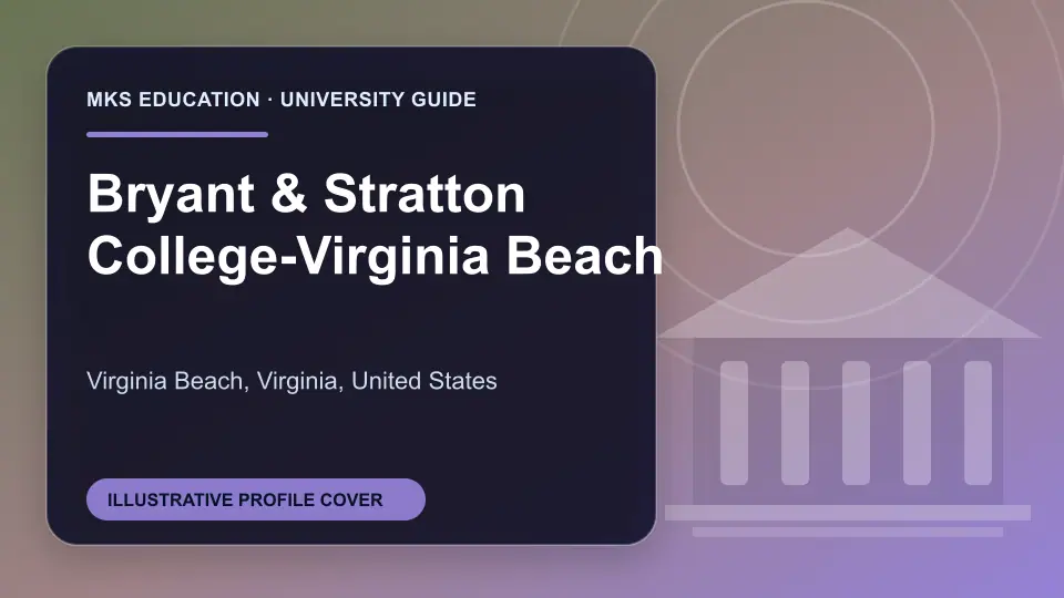 Illustrative MKS Education profile cover for Bryant & Stratton College-Virginia Beach in the USA