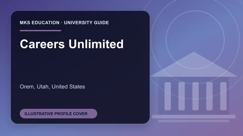 Illustrative MKS Education profile cover for Careers Unlimited in the USA