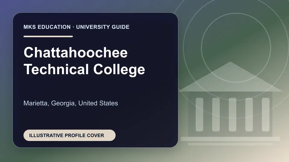 Illustrative MKS Education profile cover for Chattahoochee Technical College in the USA