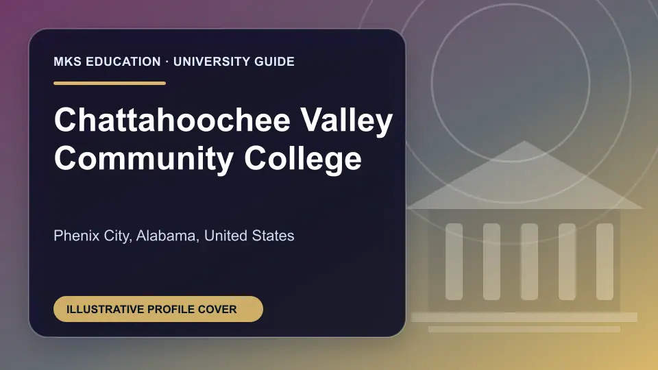 Illustrative MKS Education profile cover for Chattahoochee Valley Community College in the USA
