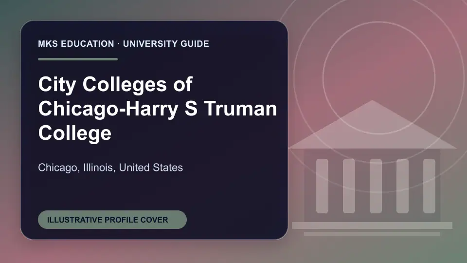 Illustrative MKS Education profile cover for City Colleges of Chicago-Harry S Truman College in the USA