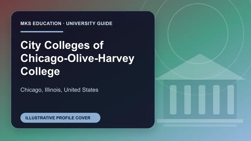 Illustrative MKS Education profile cover for City Colleges of Chicago-Olive-Harvey College in the USA