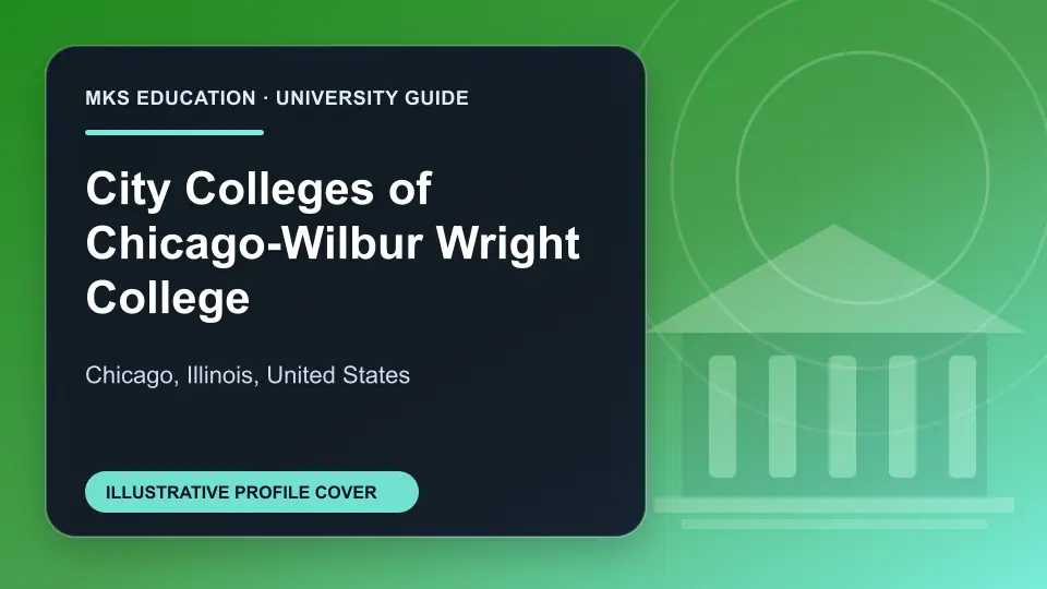 Illustrative MKS Education profile cover for City Colleges of Chicago-Wilbur Wright College in the USA
