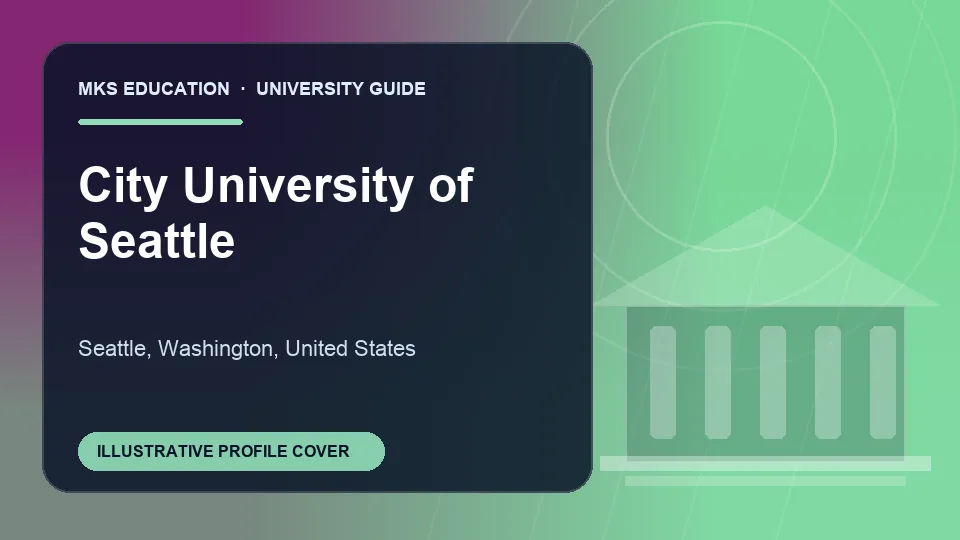 Illustrative MKS Education profile cover for City University of Seattle in United States