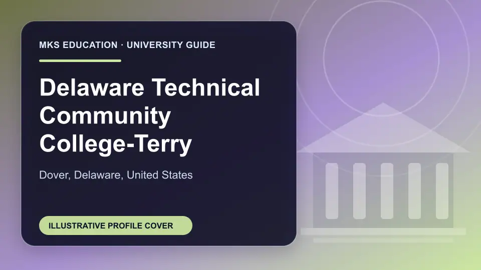 Illustrative MKS Education profile cover for Delaware Technical Community College-Terry in the USA