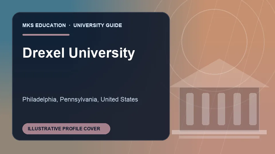 Illustrative MKS Education profile cover for Drexel University in United States