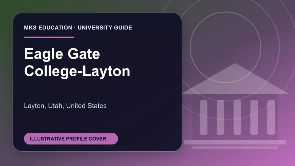 Illustrative MKS Education profile cover for Eagle Gate College-Layton in the USA