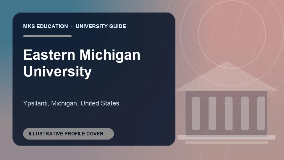 Illustrative MKS Education profile cover for Eastern Michigan University in United States