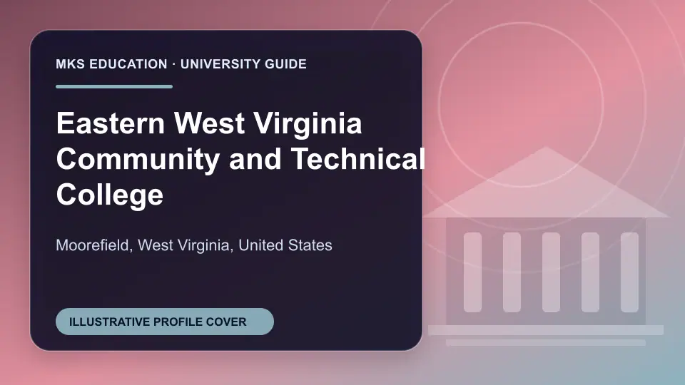 Illustrative MKS Education profile cover for Eastern West Virginia Community and Technical College in the USA
