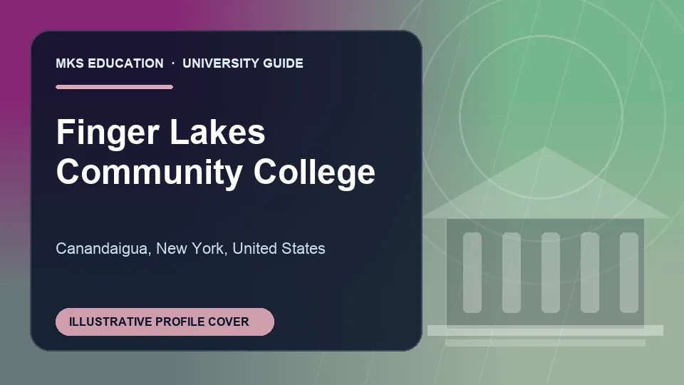 Illustrative MKS Education profile cover for Finger Lakes Community College in United States