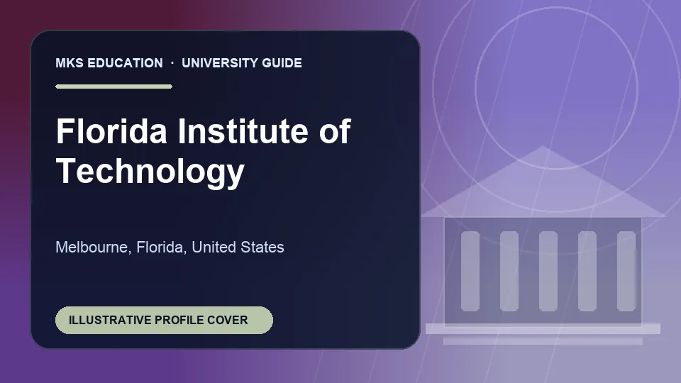 Illustrative MKS Education profile cover for Florida Institute of Technology in the USA