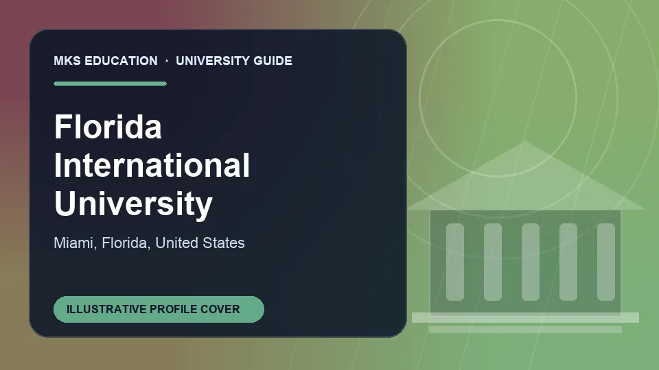 Illustrative MKS Education profile cover for Florida International University in United States