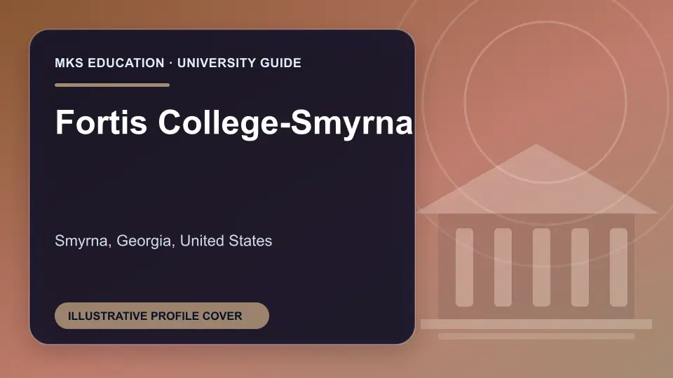 Illustrative MKS Education profile cover for Fortis College-Smyrna in the USA