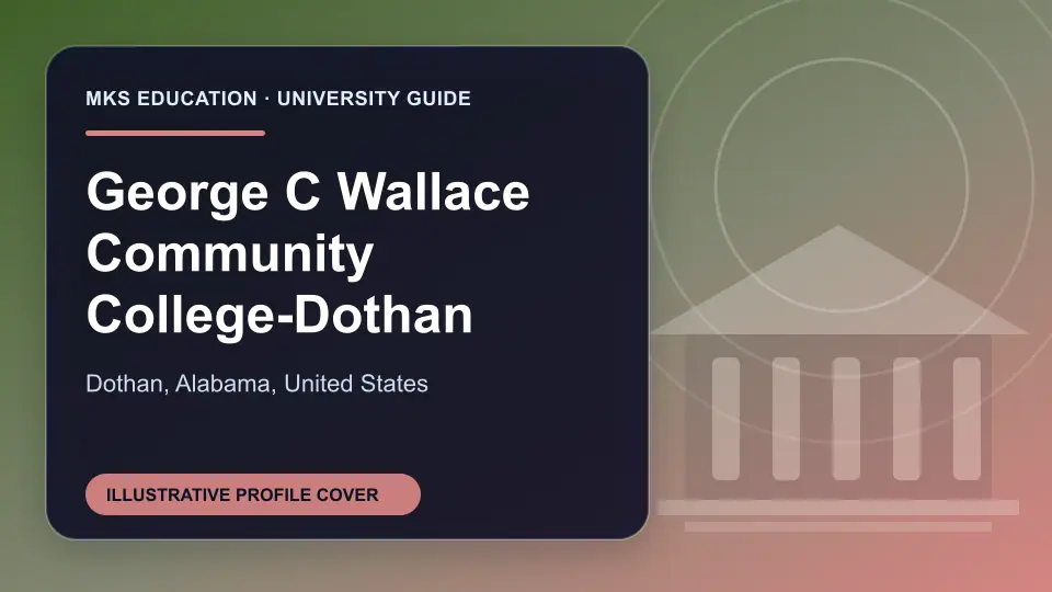 Illustrative MKS Education profile cover for George C Wallace Community College-Dothan in the USA