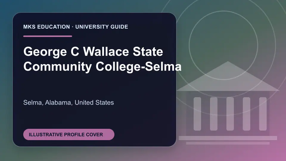 Illustrative MKS Education profile cover for George C Wallace State Community College-Selma in the USA
