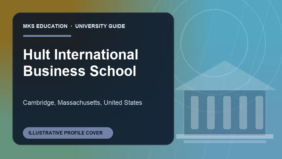 Illustrative MKS Education profile cover for Hult International Business School in United States
