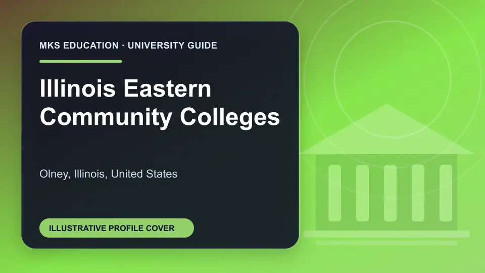 Illustrative MKS Education profile cover for Illinois Eastern Community Colleges in the USA