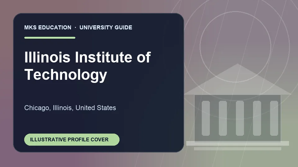 Illustrative MKS Education profile cover for Illinois Institute of Technology in United States