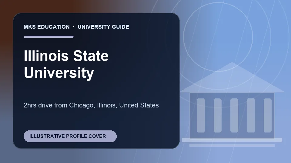 Illustrative MKS Education profile cover for Illinois State University in United States