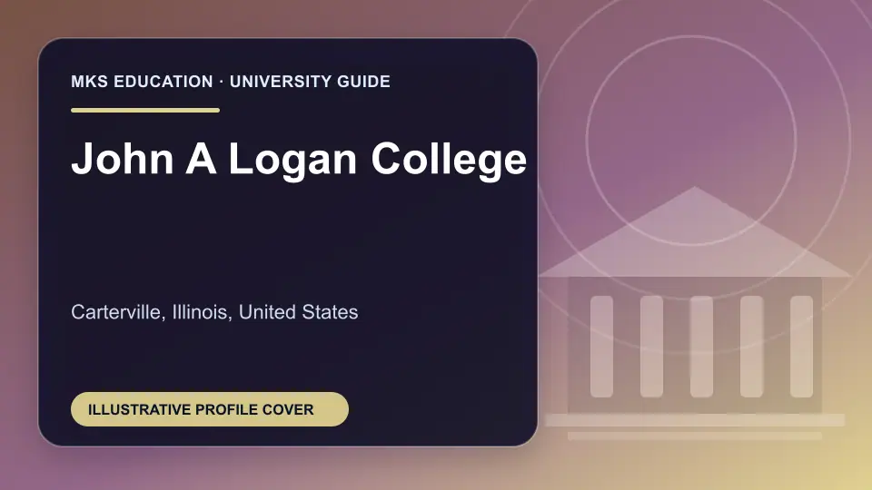 Illustrative MKS Education profile cover for John A Logan College in the USA
