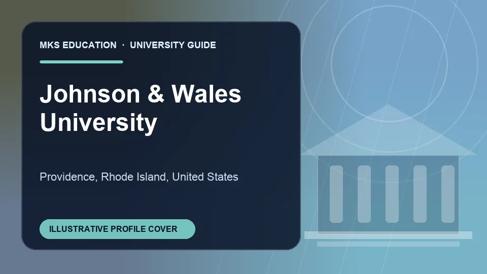 Illustrative MKS Education profile cover for Johnson & Wales University in United States