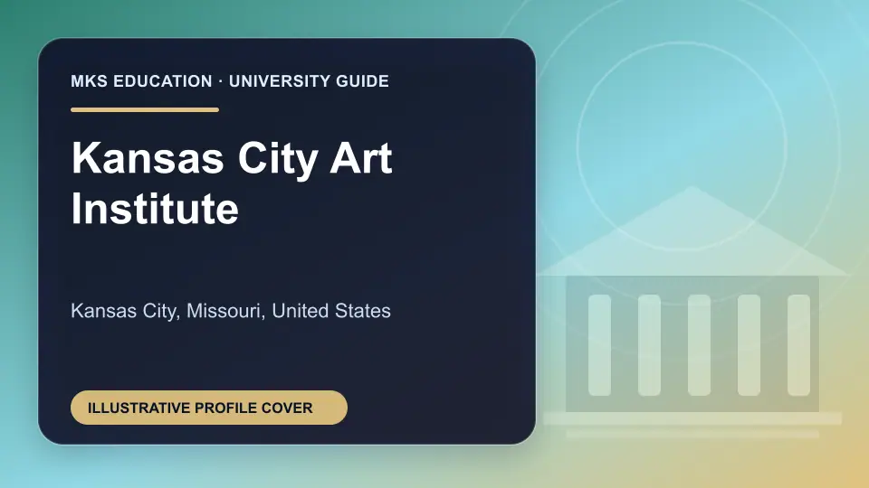 Illustrative MKS Education profile cover for Kansas City Art Institute in the USA