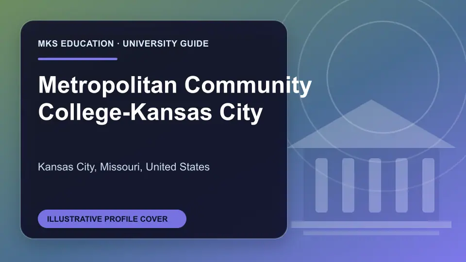 Illustrative MKS Education profile cover for Metropolitan Community College-Kansas City in the USA