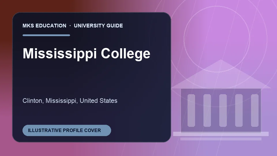 Illustrative MKS Education profile cover for Mississippi College in the USA
