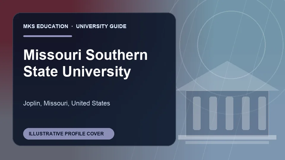 Illustrative MKS Education profile cover for Missouri Southern State University in United States