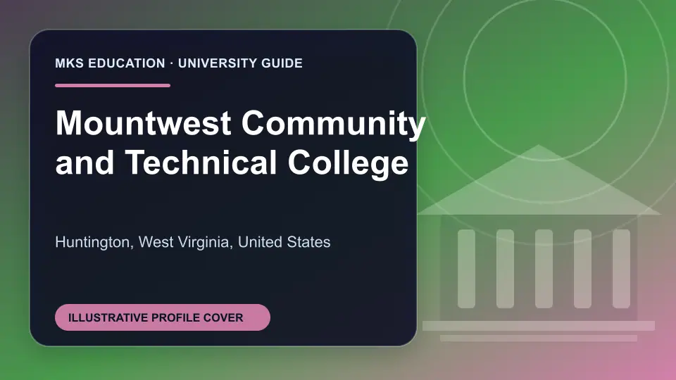 Illustrative MKS Education profile cover for Mountwest Community and Technical College in the USA