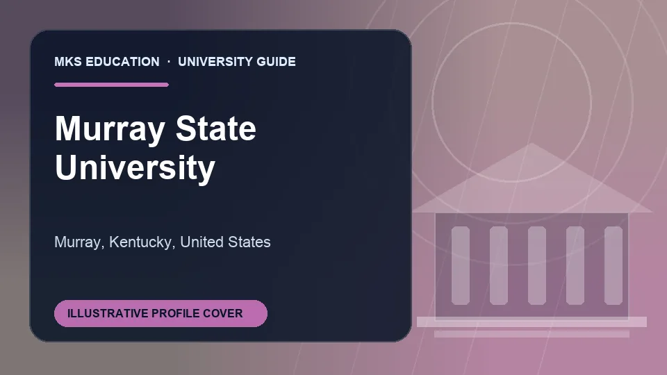 Illustrative MKS Education profile cover for Murray State University in the USA