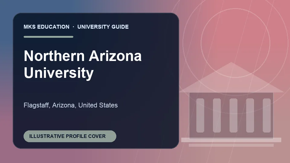 Illustrative MKS Education profile cover for Northern Arizona University in United States