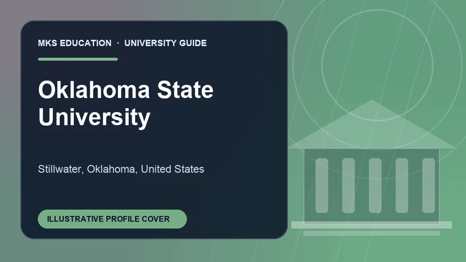 Illustrative MKS Education profile cover for Oklahoma State University in United States