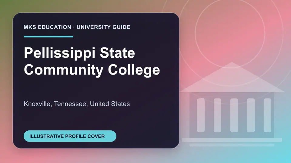 Illustrative MKS Education profile cover for Pellissippi State Community College in the USA